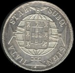 960 Réis  -  1820 R   (reverso)